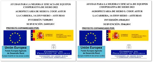 Ayudas a la Cooperativa Agropecuaria de Siero